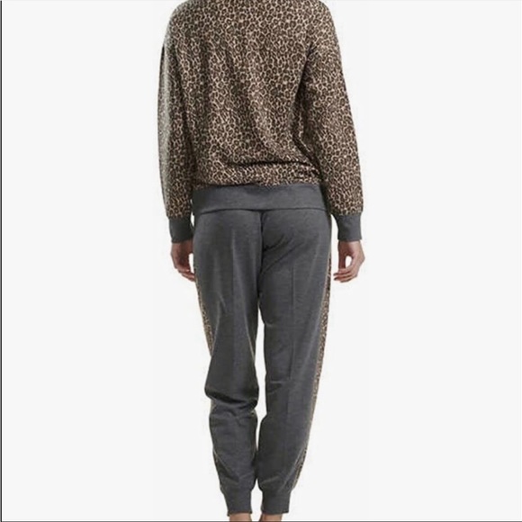Splendid leopard and gray loungewear set M - Picture 6 of 6